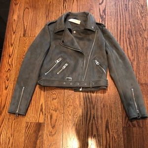Zara Cropped Moto Jacket